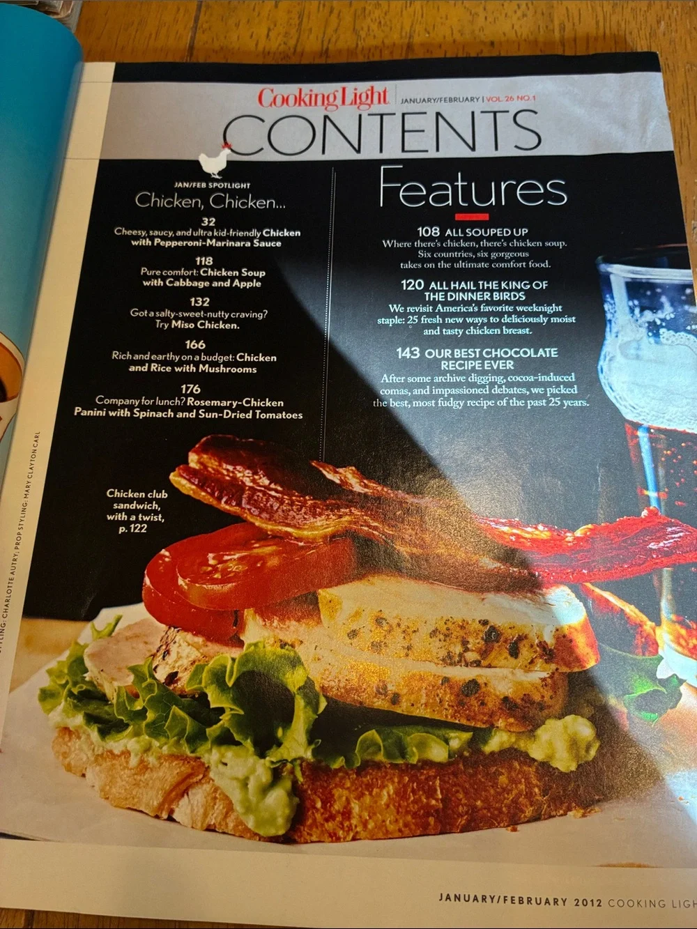 Lot of four vintage Cooking Light Magazines